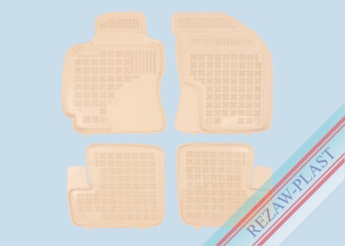 Floor mats beige fit to: Toyota RAV4 II 2000 - 2003