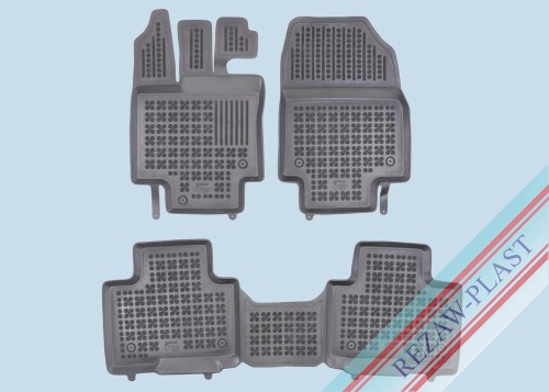 Dywaniki podłogowe czarne pasują do: Toyota HIGHLANDER IV (XU70) 2019 -