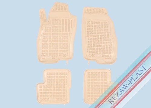 Floor mats beige fits to: Fiat GRANDE PUNTO 2005 - 2009