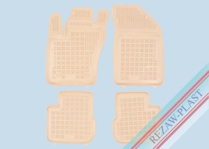 Dywaniki podłogowe beżowe pasują do: Fiat TIPO 2016 -