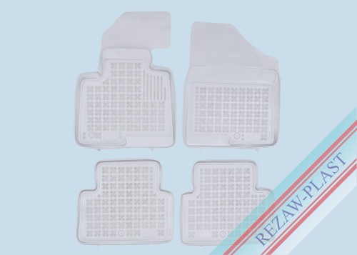 Floor mats grey fit to: Hyundai SANTA FE III 2012 - 2018