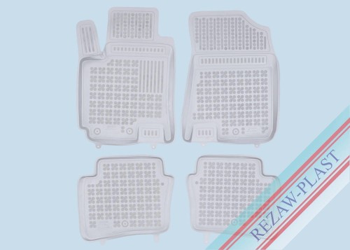 Floor mats grey fit to: Hyundai i20 II 2014 - 2020, i20 ACTIVE 2015 - 2020