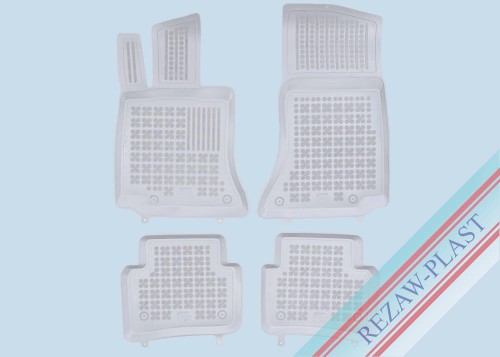 Dywaniki podłogowe szare pasują do: Mercedes W206 C - KLASA 2021 -, S206 C - KLASA 2021 -, C43 C - KLASA AMG 2021 -