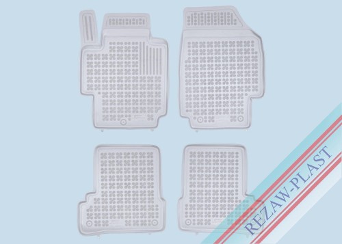 Floor mats grey fit to: Nissan MICRA III K12 2007 - 2010