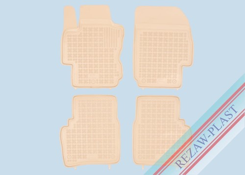 Dywaniki podłogowe beżowe pasują do: Nissan NOTE I 2006 - 2013
