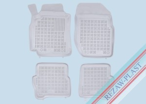 Dywaniki podłogowe szare pasują do: Nissan ALMERA II N16 2000 - 2006