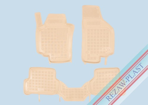 Dywaniki podłogowe beżowe pasują do: Seat ALTEA XL 2006 - 2015
