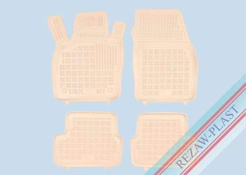 Dywaniki podłogowe beżowe pasują do: Seat ARONA 2017 - , IBIZA V 2017 -