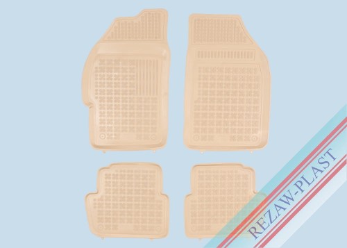 Floor mats beige fit to: Chevrolet SPARK III 2009 - 2012