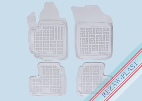 Dywaniki podłogowe szare pasują do: Suzuki SWIFT IV 2004 - 2007