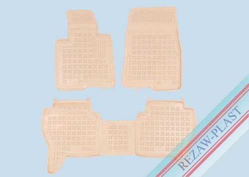 Floor mats beige fit to: Mitsubishi MONTERO III 1999 - 2006, PAJERO III 2002 - 2006
