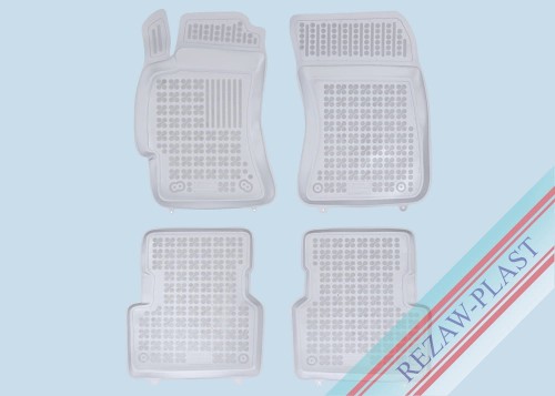 Floor mats grey fit to: Subaru FORESTER II 2002 - 2008
