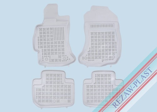 Dywaniki podłogowe szare pasują do: Subaru FORESTER IV 2012 - 2018