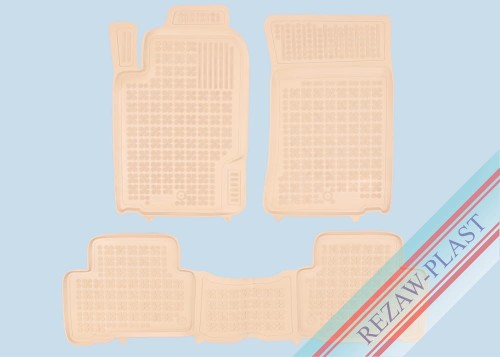 Floor mats beige fit to: SsangYong REXTON W III (Y290) 2012 - 2017