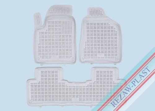 Dywaniki podłogowe szare pasują do: SsangYong KORANDO III 2011 - 2019