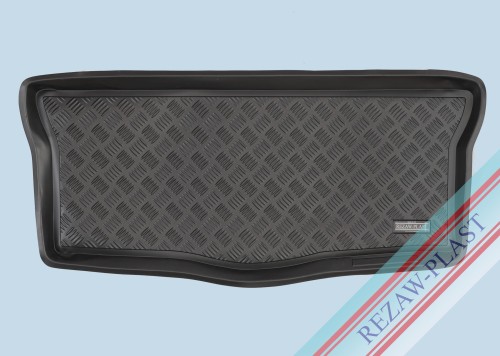 Mata bagażnika PE z gumową powłoką pasuje do: Citroen C1 I 2005 - 2014, Peugeot 107 2005 - 2014, Toyota AYGO I 2005 - 2014