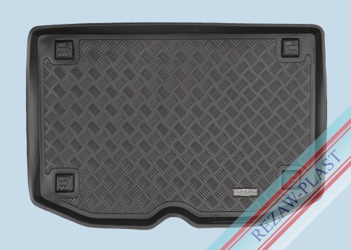 Trunk mat PE with rubber surface fits to: Citroen C3 PICASSO 2008 - 2017