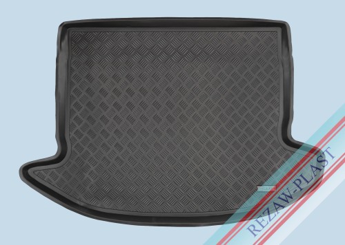 Trunk mat PE with rubber surface fits to: Kia CARENS III 2006 - 2013