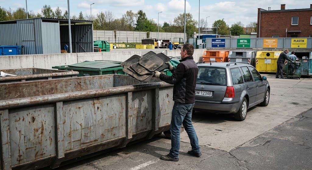 Gdzie wyrzucić stare dywaniki samochodowe?